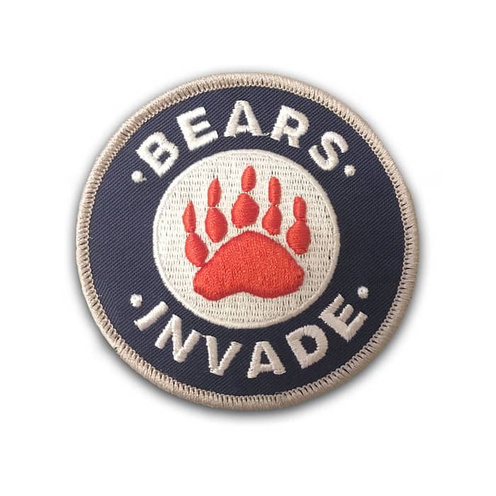 Bears Invade Embroidered Patch - Image 2