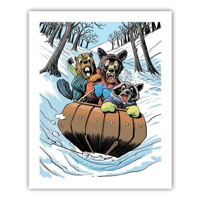 Down The Hill 8 x 10" Signed and Numbered Artists Proof