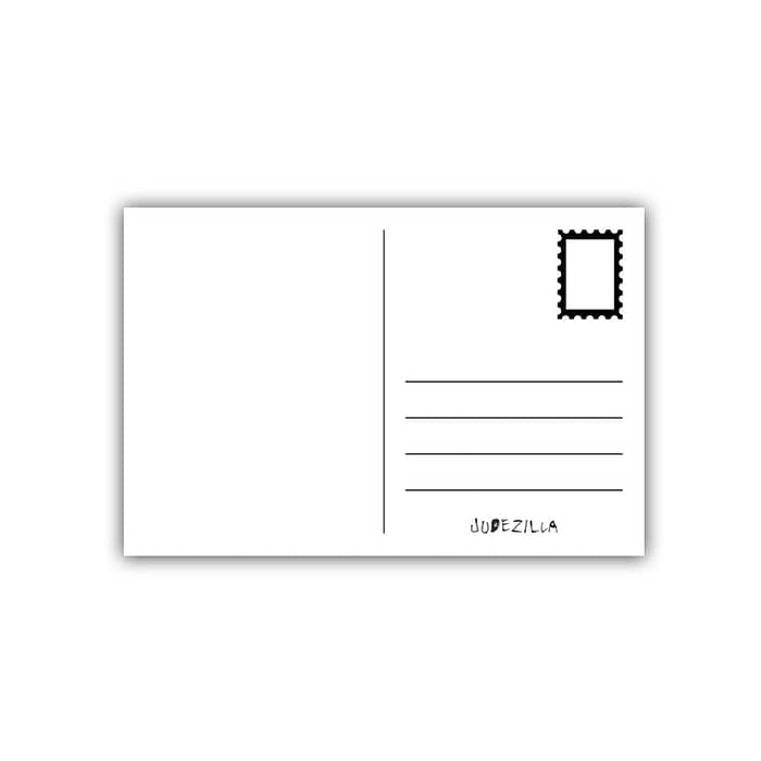 Judezilla - "It's Cool To Be Kind" Postcard - Image 2
